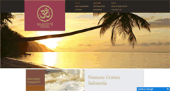 Desktop Screenshot of namastecruises.com